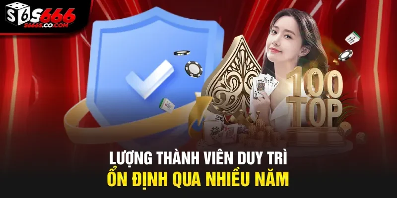 Lượng thành viên duy trì ổn định qua nhiều năm